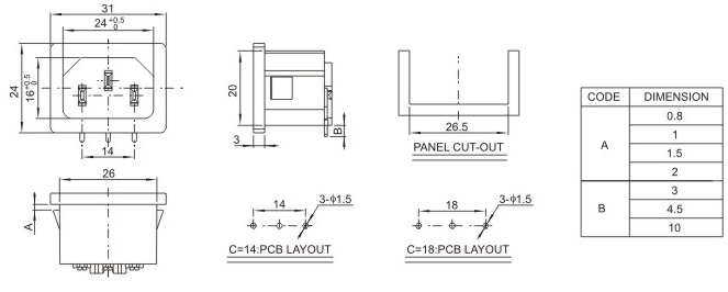 ACԴDB-14-3P